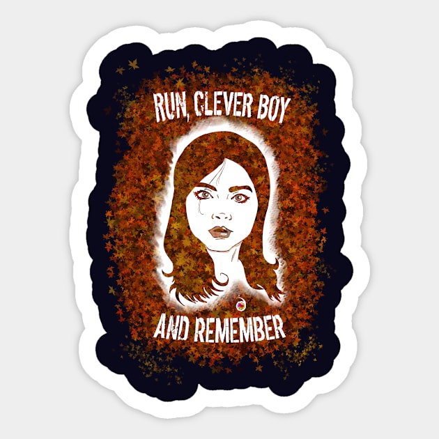 Clara Oswin Oswald - Alternate version Sticker by rednessdesign